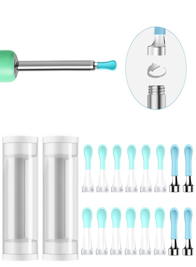 Bebird Ear Cleaner Replacement Tips, 16 Pieces Waterproof Silicone Ear Spoon for Ear Wax Removal Endoscope, BEBIRD Original Ear Cleaner Tips for R1/R3/W3 - Image 1